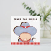 Bébé Cadeaux Merci Cartes (Debout devant)