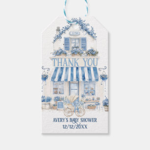 Bebe Cafe Bonjour Bebe Parijse thema Baby shower Cadeaulabel