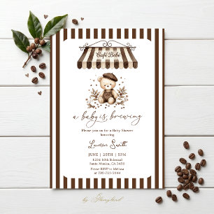 Bebe Cafe, Een baby is op komst Baby Shower Kaart