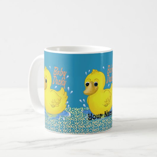 Bébé Canard mug (Devant gauche)