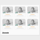 Bébé Canard Photo Boy Sticker (Feuille)