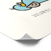 Bébé Canard Rêve Grand Petit Art Mural De Nurserie (Coin)