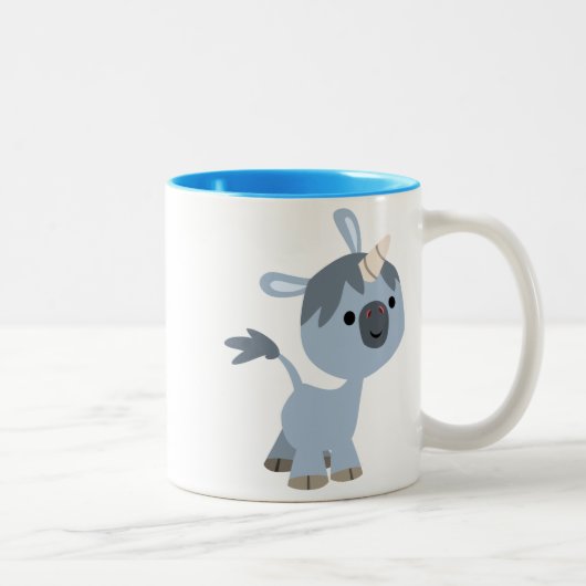 Bébé caricature sympa Unicorn Mug (Droit)