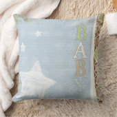 Bébé Carré Jeu oreiller bleu (Couverture)