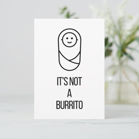 Bébé Carte de naissance (Debout devant)