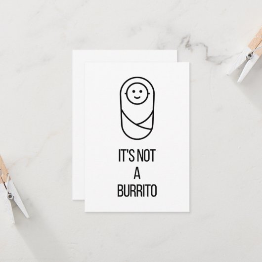 Bébé Carte de naissance (Devant/Arrière en situation)