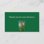 Bébé Carte de visite de marmotte/boisé (Dos)