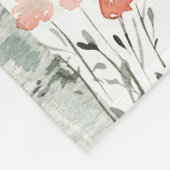 Bébé cerf couverture en bois | 50x60 polaire (Coin)