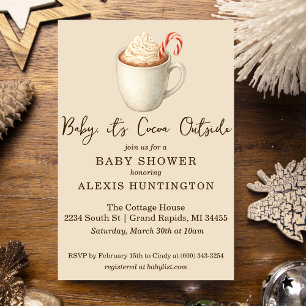 Bébé, c'est Cocoa Dehors Invitation à la Baby Show