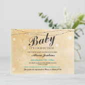 Bébé c'est invitation extérieur froid de baby (Debout devant)