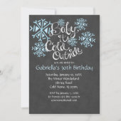 Bébé c'est invitation extérieure froide (Devant)