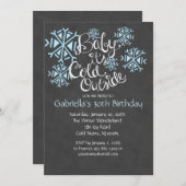 Bébé c'est invitation extérieure froide (Devant / Derrière)