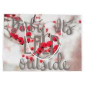 Bébé c'est sac extérieur froid de cadeau (Dos)