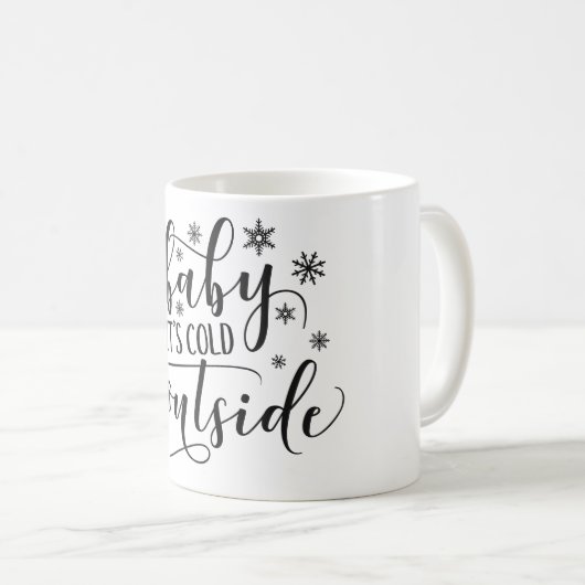 Bébé c'est tasse extérieure froide des vacances | (Devant droit)