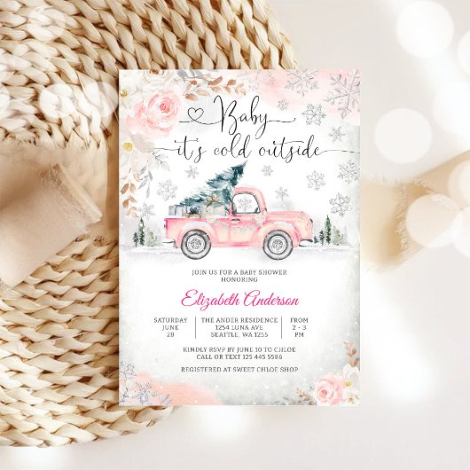 Bébé, c'est une invitation à une douche froide