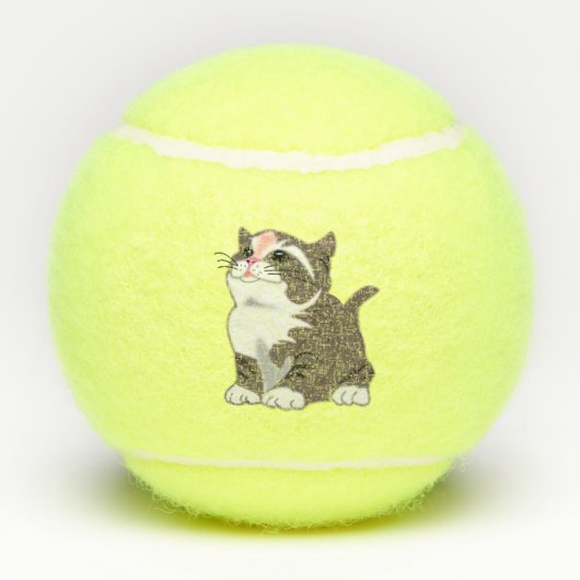 Bébé Chat balles de tennis (Dos)