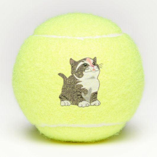 Bébé Chat balles de tennis (Devant)