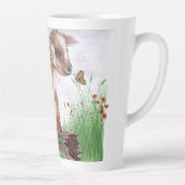 Bébé chèvre Latte Mug (Droite)