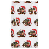 Bébé Chouette En Sac Cadeau Casquette de Noël (Devant)