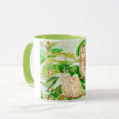 Bébé chouettes tasse de café (Devant gauche)