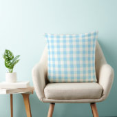 Bébé classique Bleu En vichy Motif Lance Oreiller (Chaise)