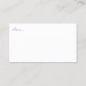 Bébé Clothesline Maman Cartes d'appel (Dos)