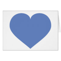 Bébé Coeur bleu - blanc à l'intérieur