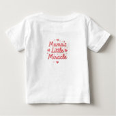 Bébé Conception de texte miracle de maman pour t-shirt (Dos)