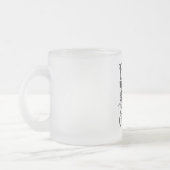 Bébé congelé Son froid dehors Black Script Mug (Gauche)