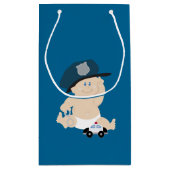 Bébé Cop Policeman Baby shower sac cadeau (Dos)