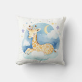 Bébé couchage Giraffe Boho Nom Nursery Coussin (Recto)