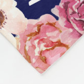 Bébé Couverture de jalon personnalisé bébé fille c (Coin)