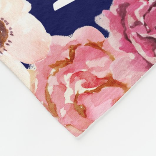 Bébé Couverture de jalon personnalisé bébé fille c (Coin)