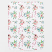 Couverture personnalisée pour nurserie de cactus –