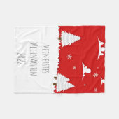 Bébé couverture Premier Noël (Devant (Horizontal))