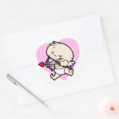 Bébé Cupidé Visant À L'Amour Stickers (Enveloppe)