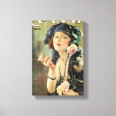 Bebe Daniels 1920 filmmagazine cover Canvas Afdruk (Voorkant)