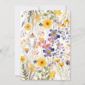 bébé dans Bloom Baby shower Invitation (Dos)