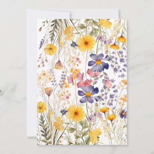 bébé dans Bloom Baby shower Invitation (Dos)