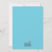 Bébé de baleine et invitation de maman (Dos)