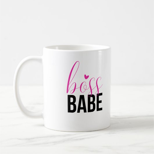Bébé de chef, Mug noir et rose (Gauche)