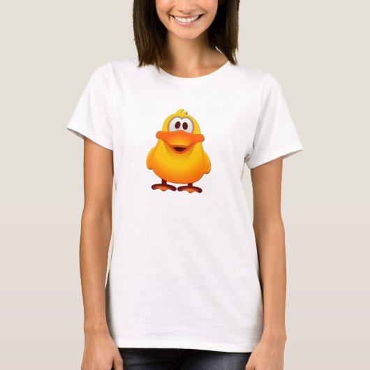 Bébé de dames de canard - T-shirt de poupée (Devant)