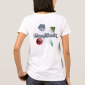 Bébé de dames de logo de Gravitronix - T-shirt de (Dos)