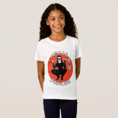 bébé de filles de danseur de ninja - T-shirt de (Devant entier)