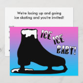 bébé de glace de glace : invitation de partie de (Devant / Derrière)