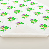 Bébé de grenouille amusant couverture Sherpa (3/4)