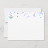 Bébé de *~* hachant le Merci de baby shower de (Dos)