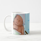 Bébé de la Couronne bleue Photo Collage Mug (Gauche)
