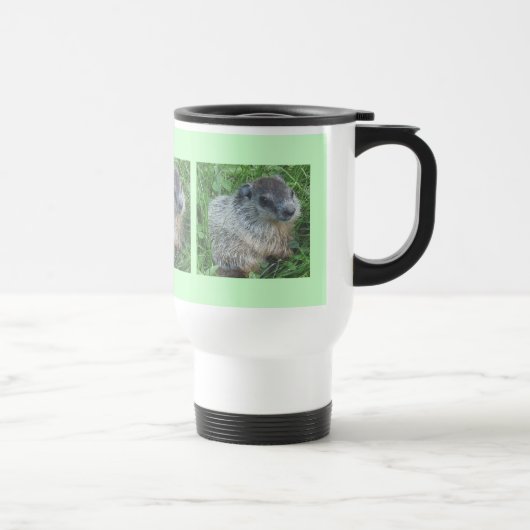 Bébé de la marmotte de 15 oz de Mug de voyage (Droite)