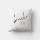 bébé de la plage. Coussin (Recto)